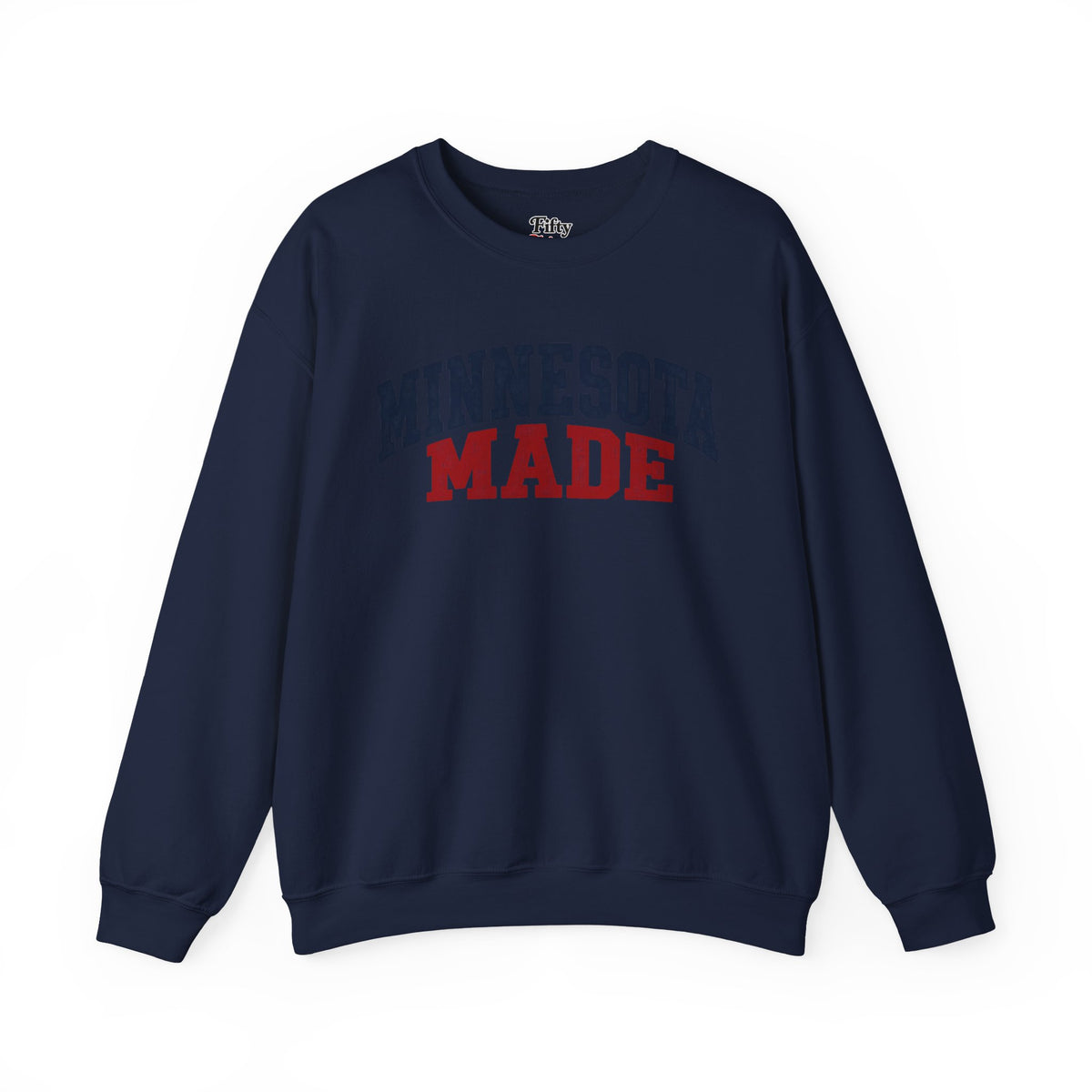 Minnesota Made Unisex Crewneck Sweatshirt State Name Graphic