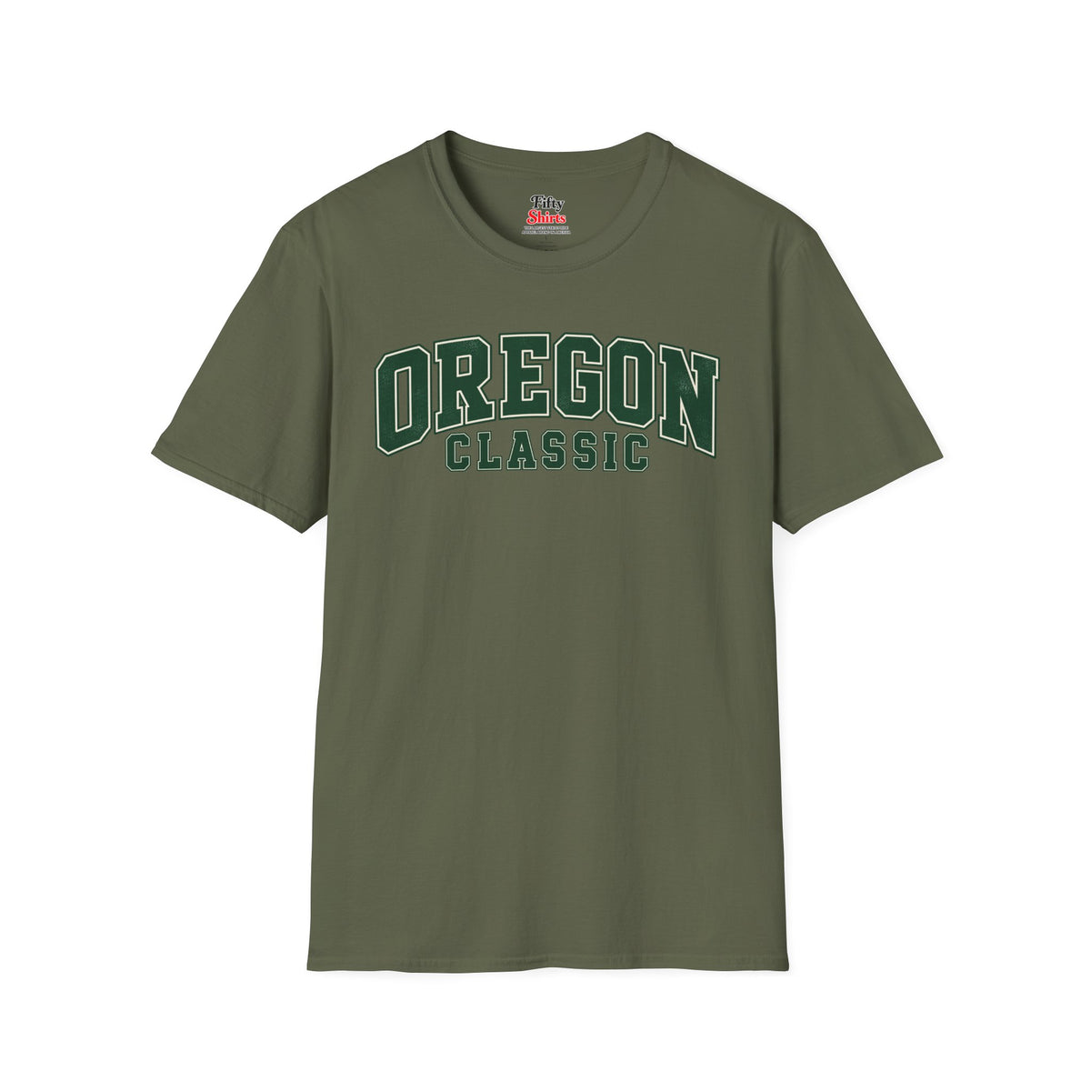 Oregon Classic Unisex Softstyle T Shirt State Name Graphic Tee
