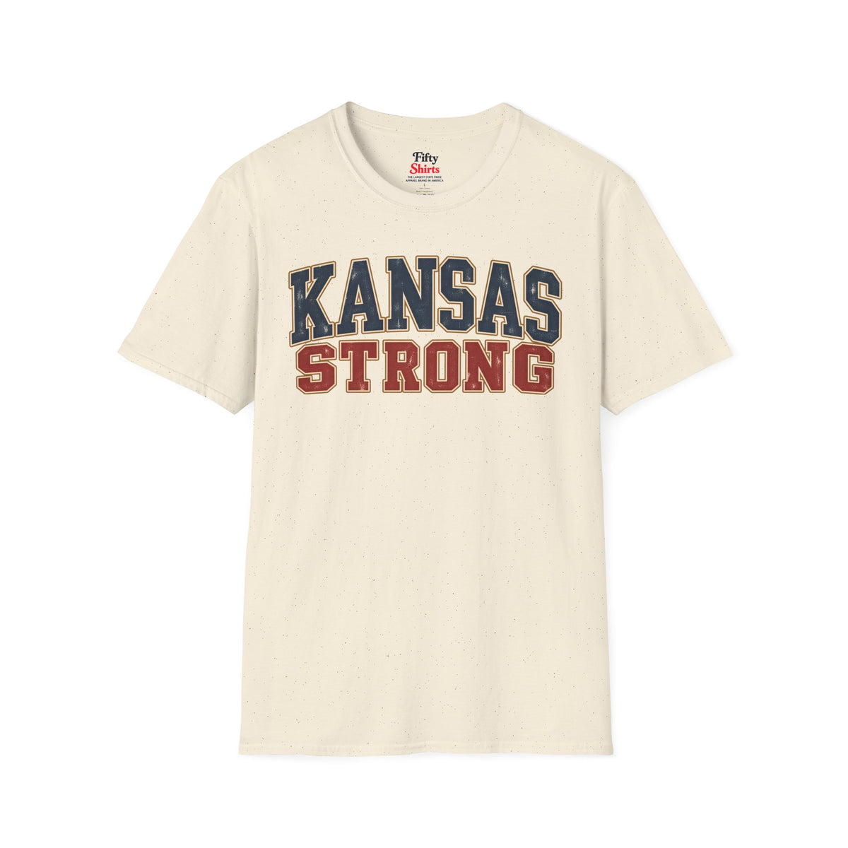 Kansas Strong Unisex Softstyle T Shirt State Name Graphic Tee