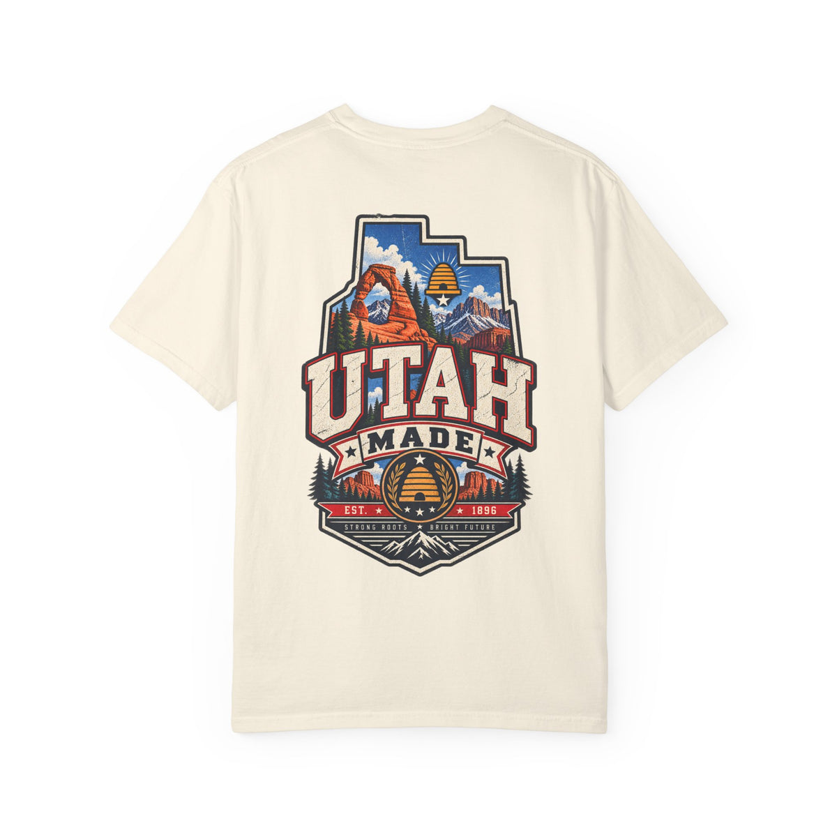 Utah Made Unisex Comfort Color 1717 Streetwear Graphic Tee