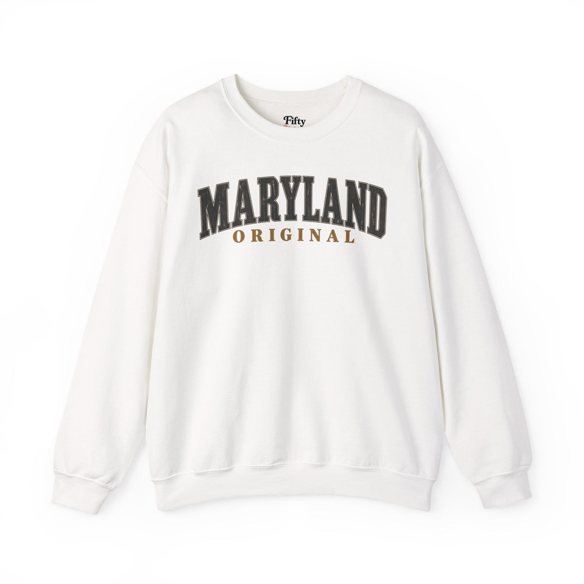 Maryland Original Unisex Crewneck Sweatshirt State Name Graphic