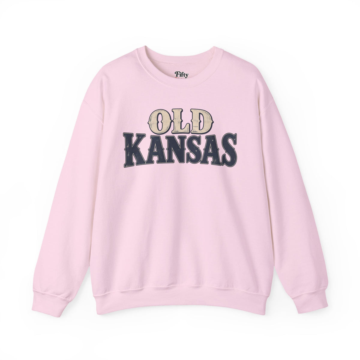 Old Kansas Unisex Crewneck Sweatshirt State Name Graphic
