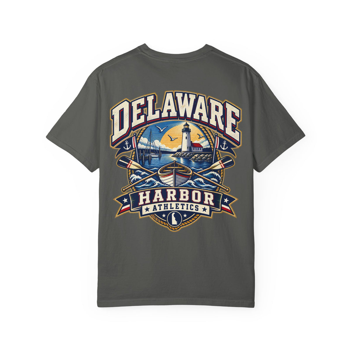 Delaware Harbor Athletics Unisex Comfort Color 1717 Streetwear Graphic Tee