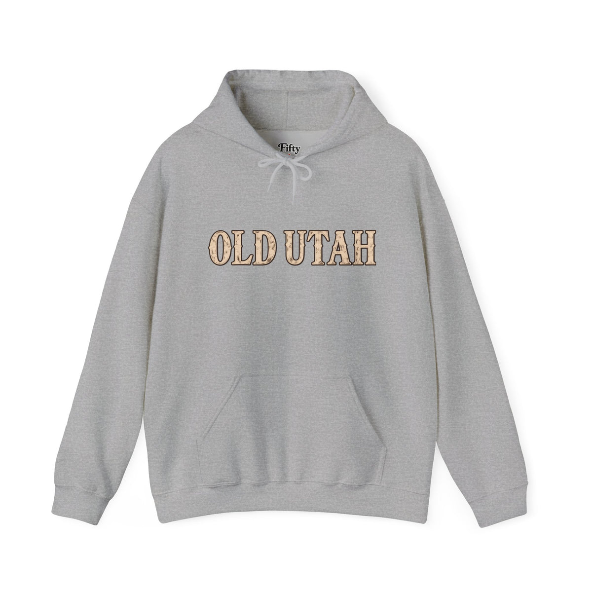 Old Utah Unisex Hoodie State Name Graphic