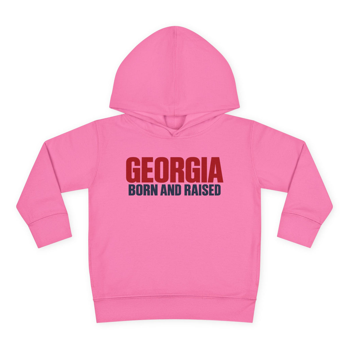 Georgia Born and Raised Minimal Modern Unisex Toddler Pullover Fleece Hoodie