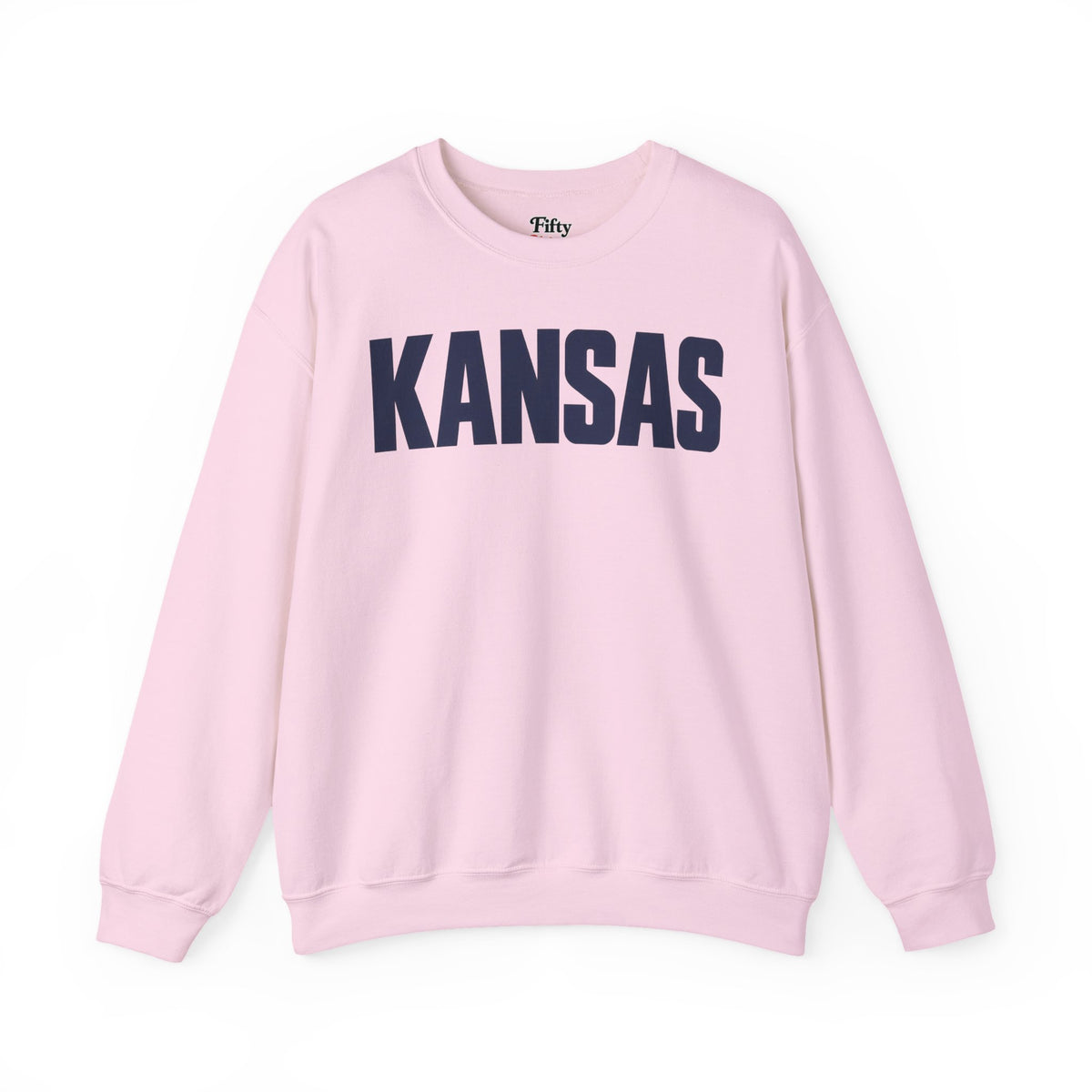 Kansas Unisex Crewneck Sweatshirt State Name Graphic