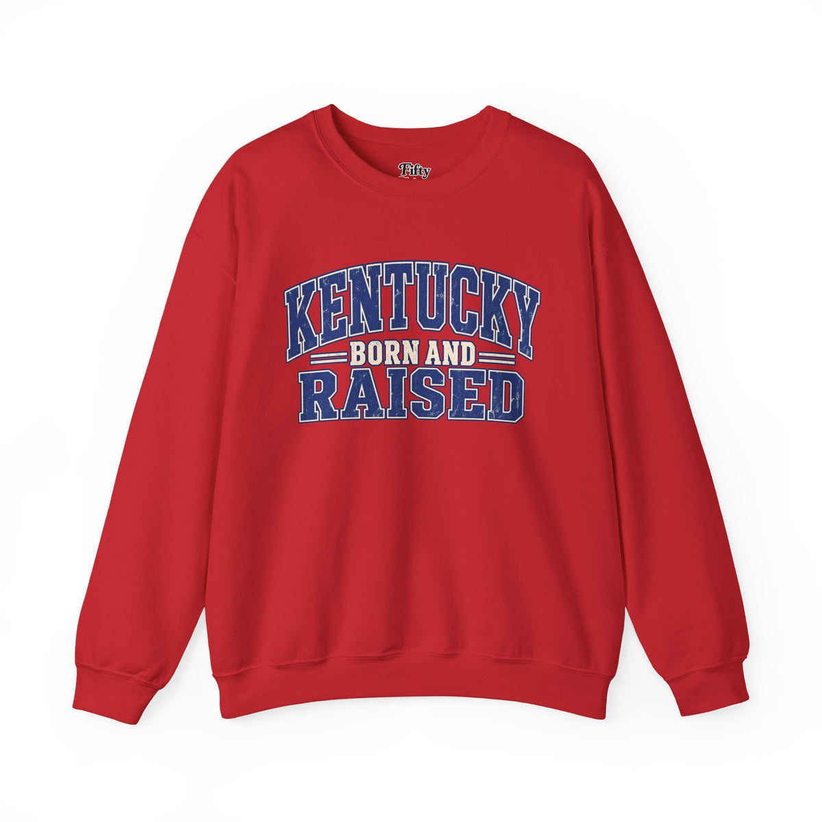 Kentucky Born and Raised Bluegrass Unisex Sweatshirt Graphic