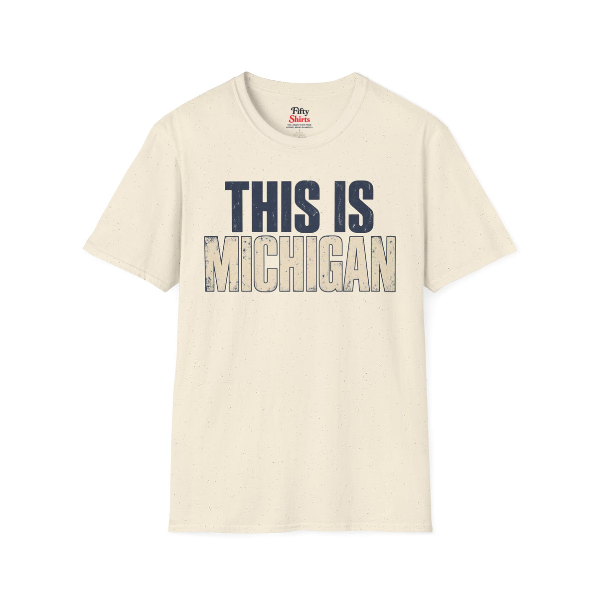 This is Michigan Unisex Softstyle T Shirt State Name Graphic Tee