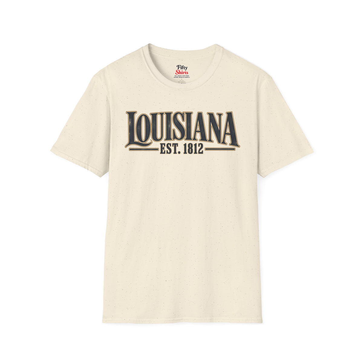 Louisiana Est 1812 Unisex Softstyle T Shirt State Name Graphic Tee