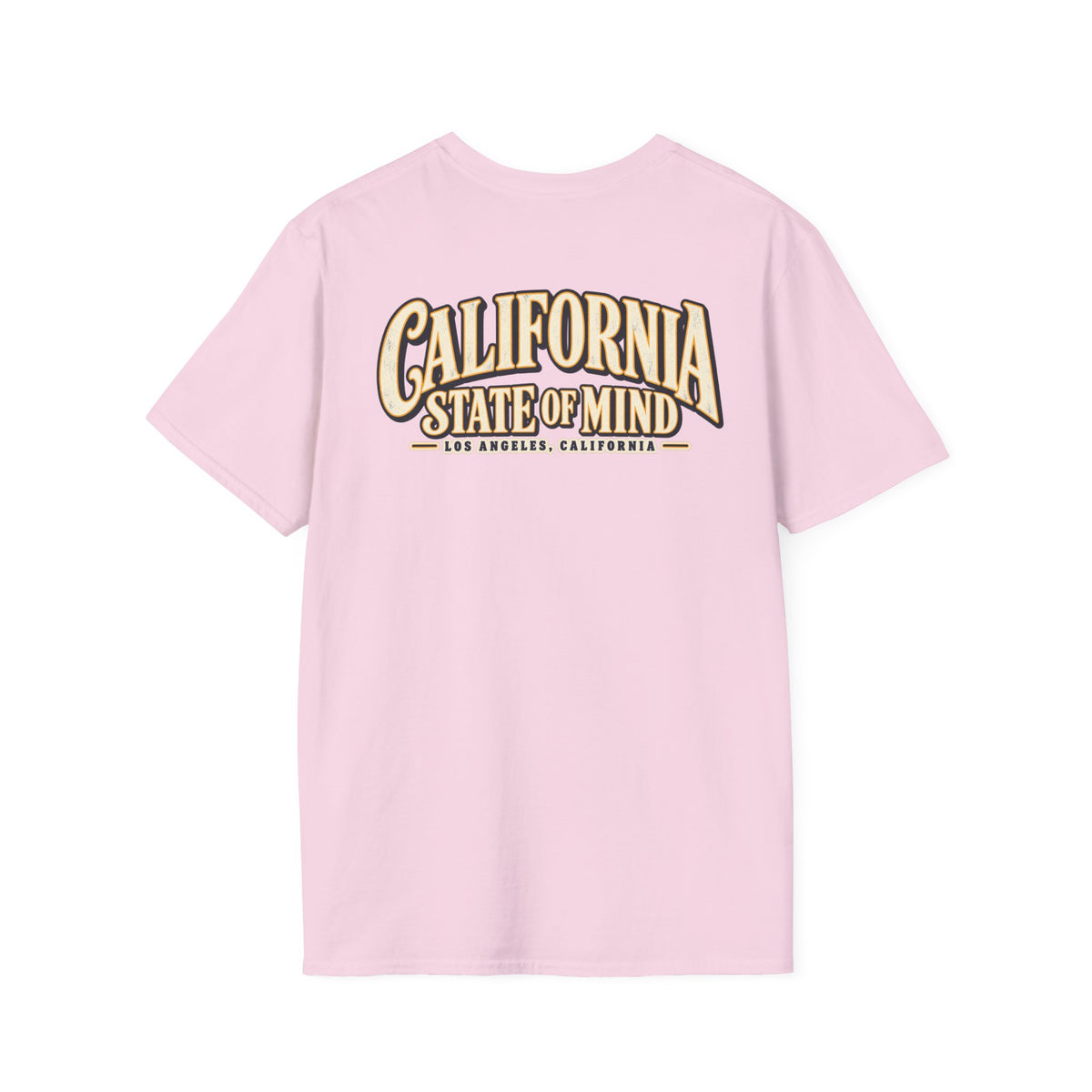 California State of Mind Los Angeles Unisex Softstyle Graphic Tee
