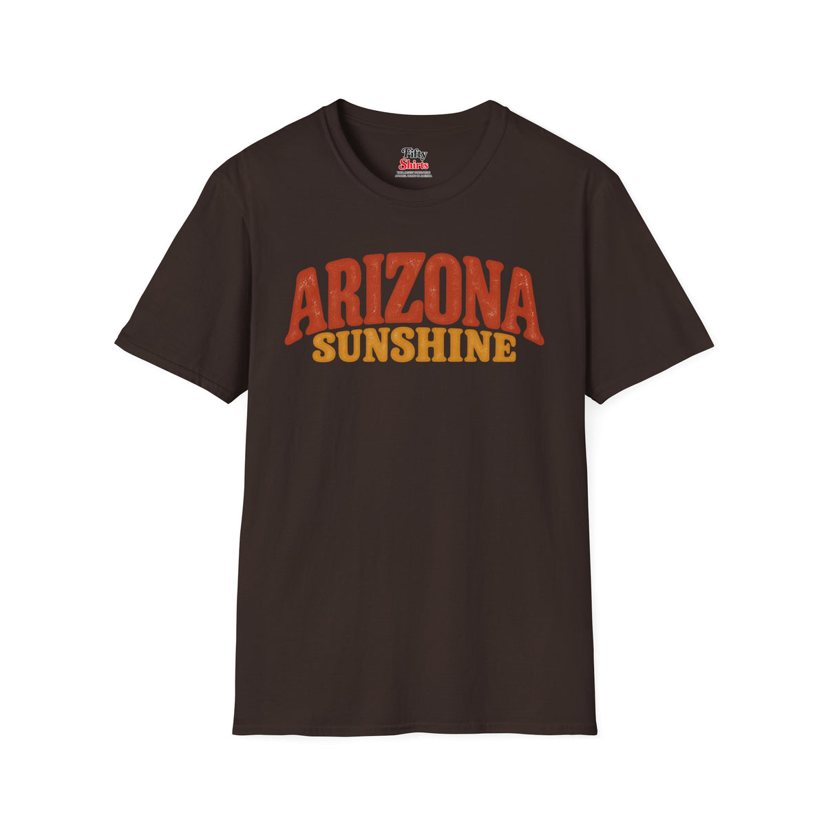 Arizona Sunshine Unisex Softstyle T Shirt State Name Graphic Tee