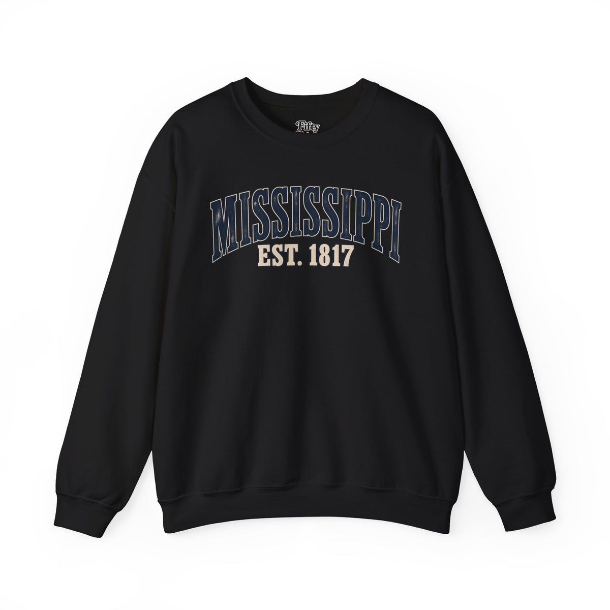 Mississippi Est 1817 Unisex Crewneck Sweatshirt State Name Graphic