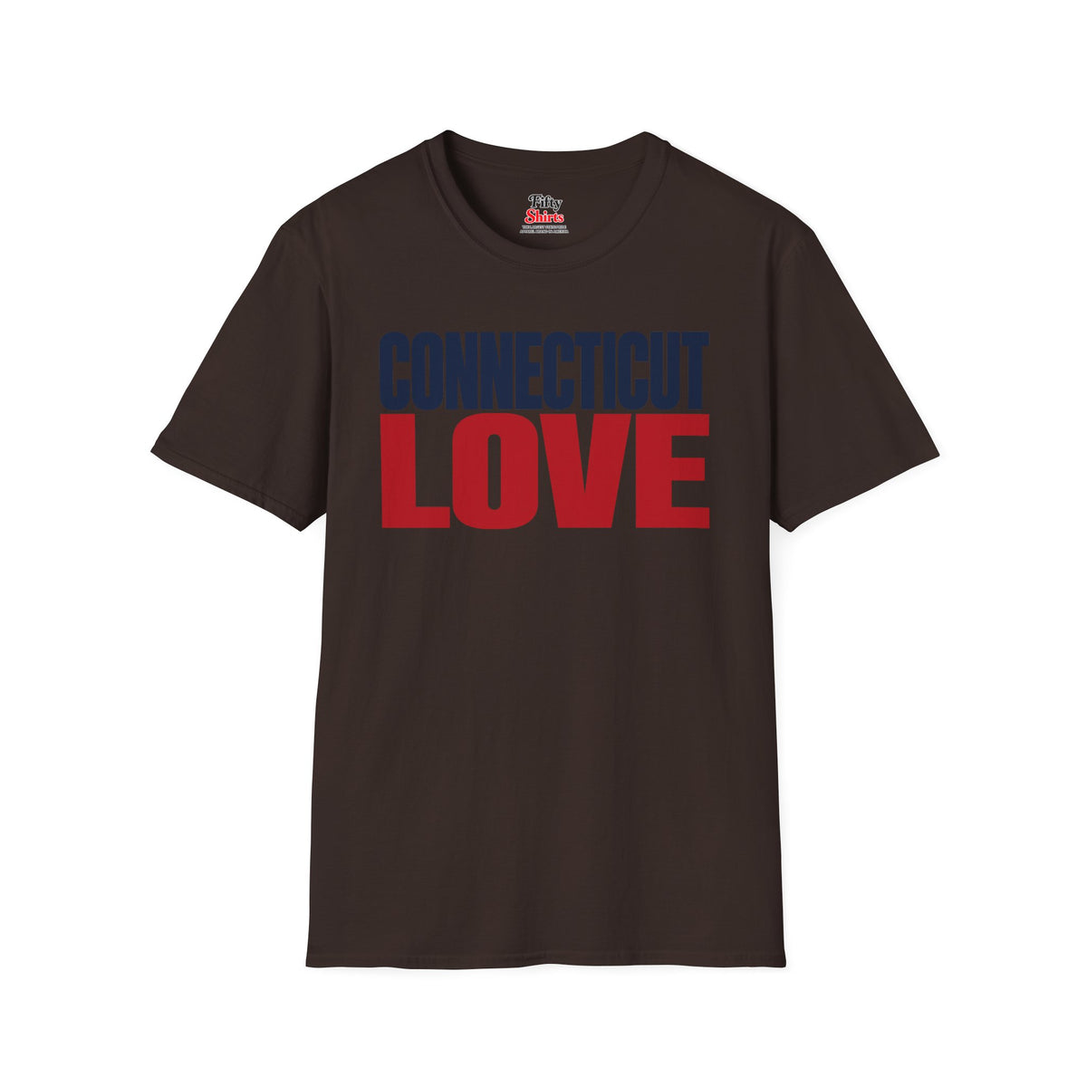 Connecticut Love Unisex Softstyle T Shirt State Name Graphic Tee