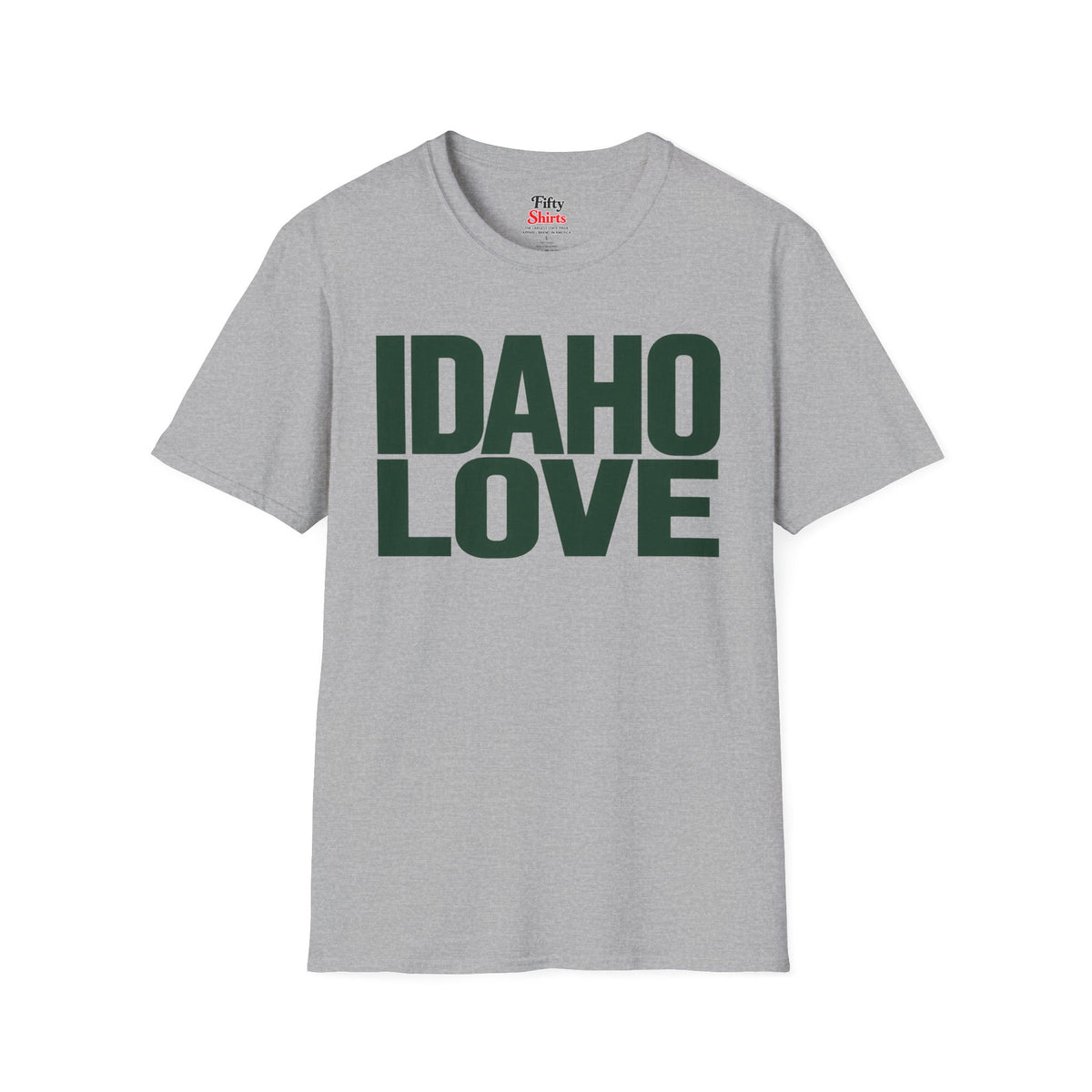 Idaho Love Unisex Softstyle T Shirt State Name Graphic Tee