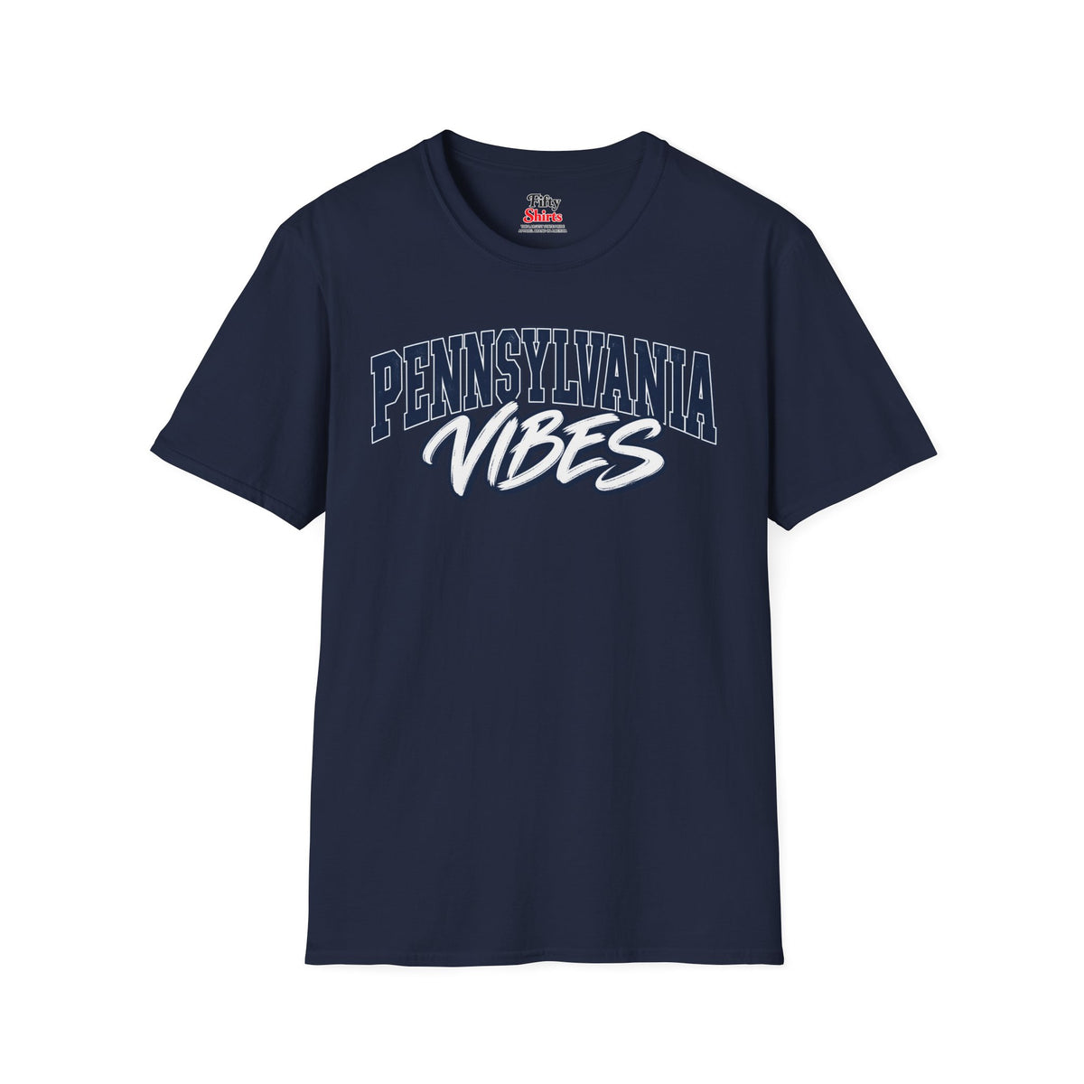 Pennsylvania Vibes Unisex Softstyle T Shirt State Name Graphic Tee