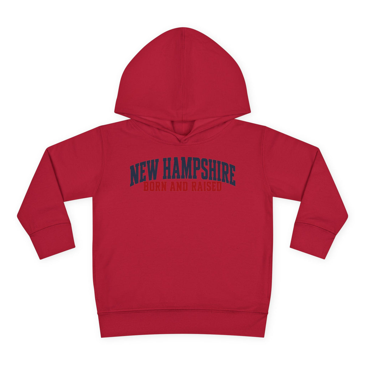 New Hampshire Born and Raised Minimal Heritage Unisex Pullover Fleece Hoodie