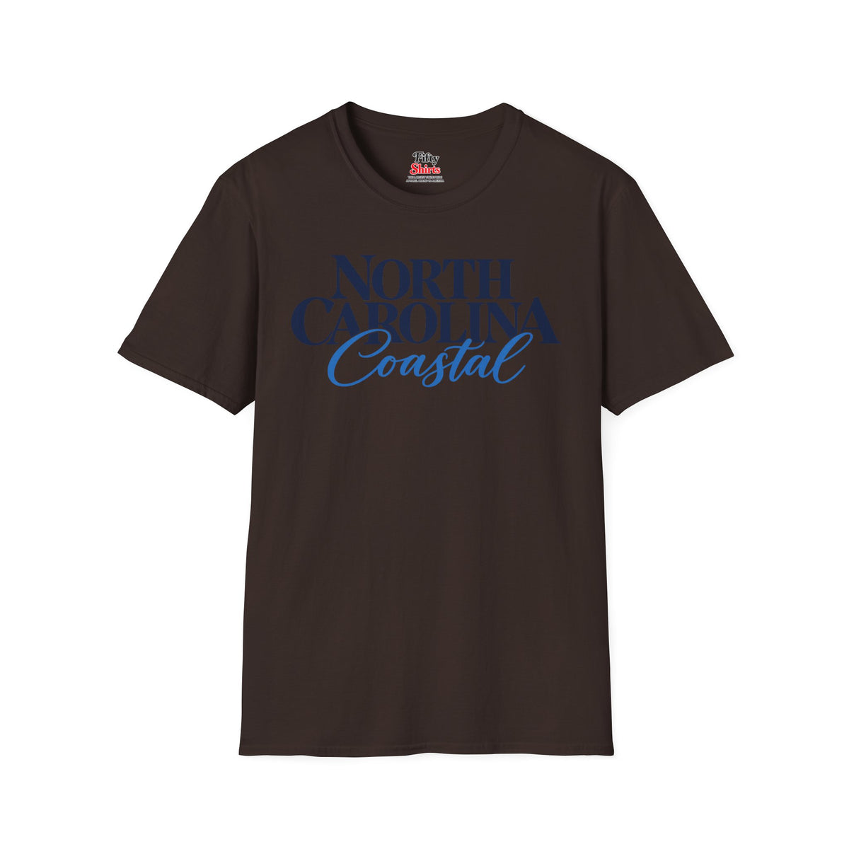 North Carolina Coastal Unisex Softstyle T Shirt State Name Graphic Tee