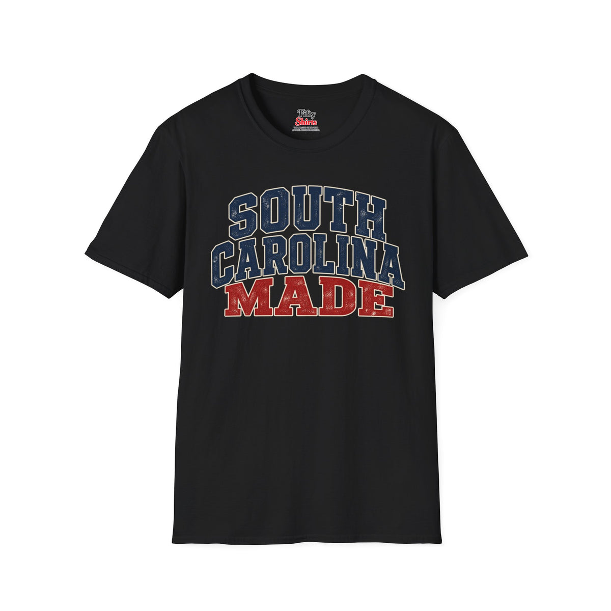 South Carolina Made Unisex Softstyle T Shirt State Name Graphic Tee
