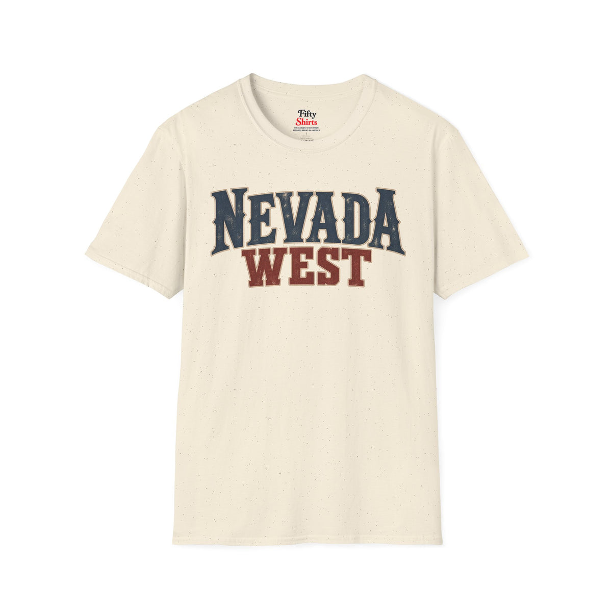 Nevada West Unisex Softstyle T Shirt State Name Graphic Tee