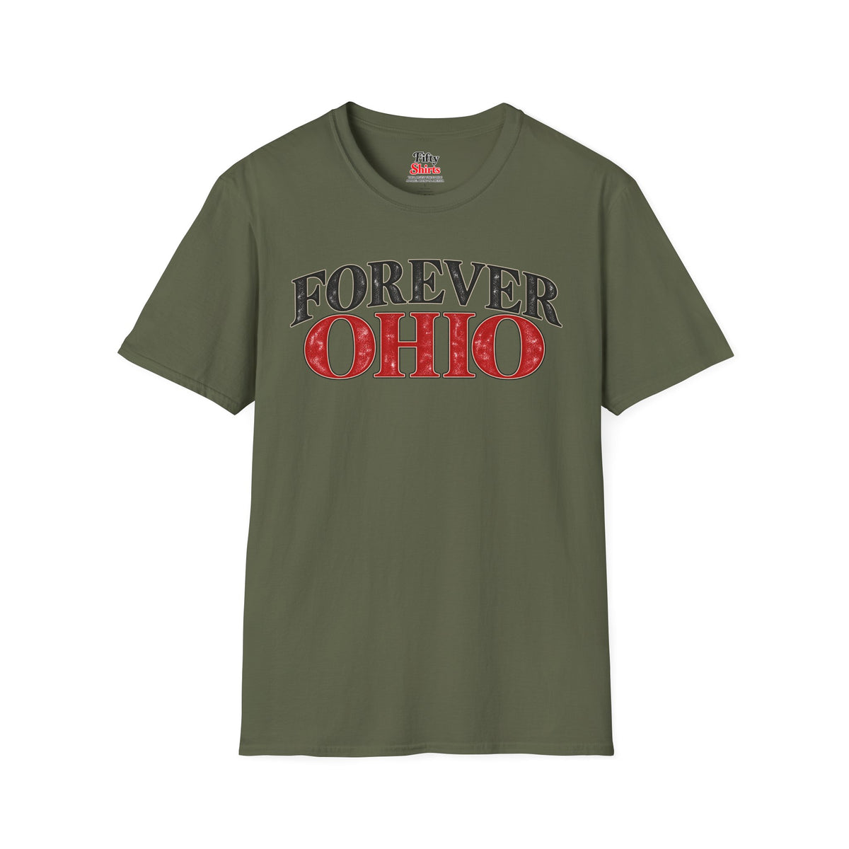 Forever Ohio Unisex Softstyle T Shirt State Name Graphic Tee