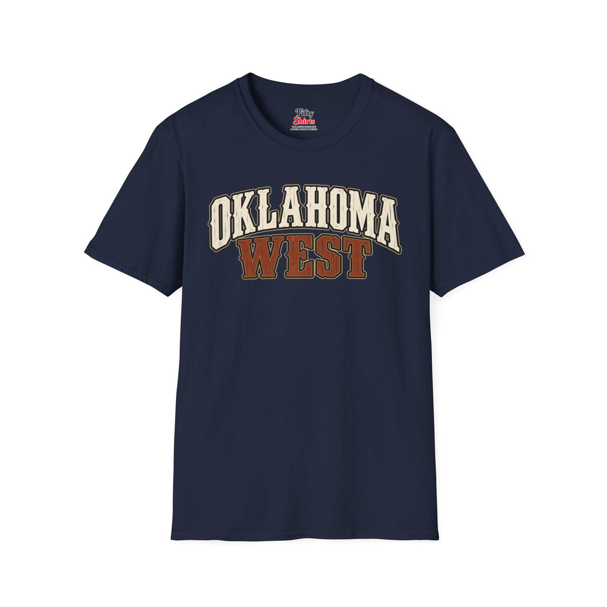 Oklahoma West Unisex Softstyle T Shirt State Name Graphic Tee