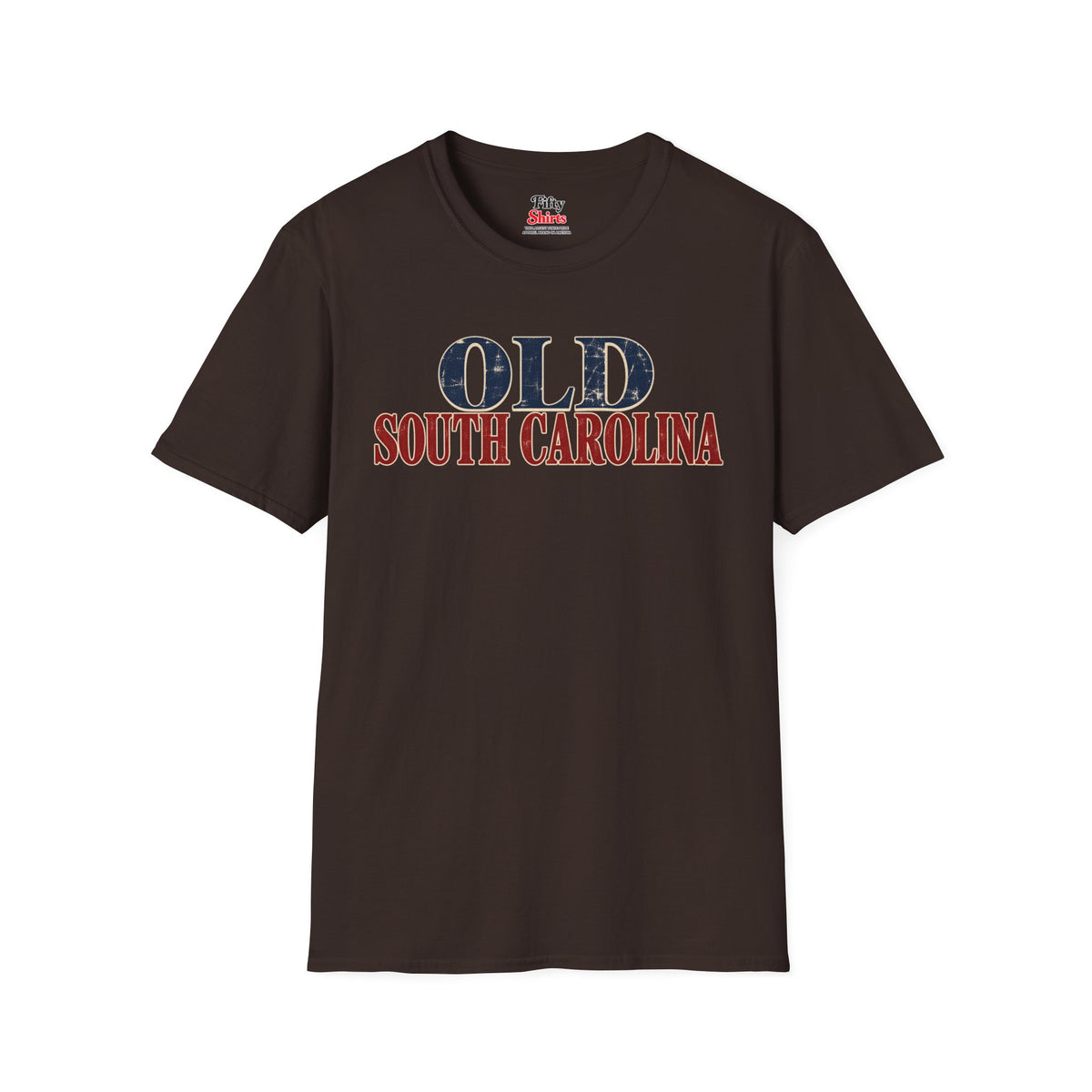 Old South Carolina Unisex Softstyle T Shirt State Name Graphic Tee