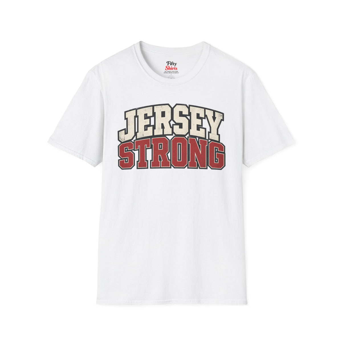 New Jersey Strong Unisex Softstyle T Shirt State Name Graphic Tee