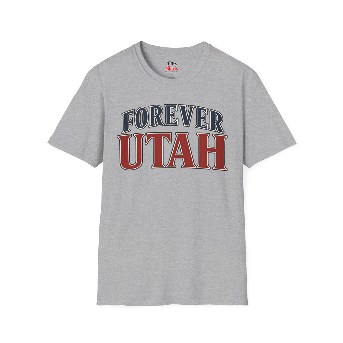 Forever Utah Unisex Softstyle T Shirt State Name Graphic Tee