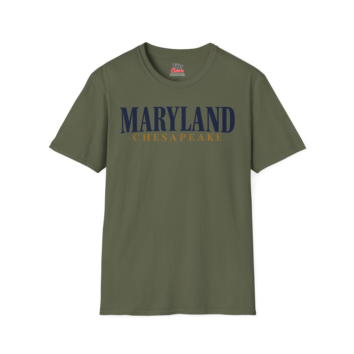 Maryland Chesapeake Unisex Softstyle T Shirt State Name Graphic Tee