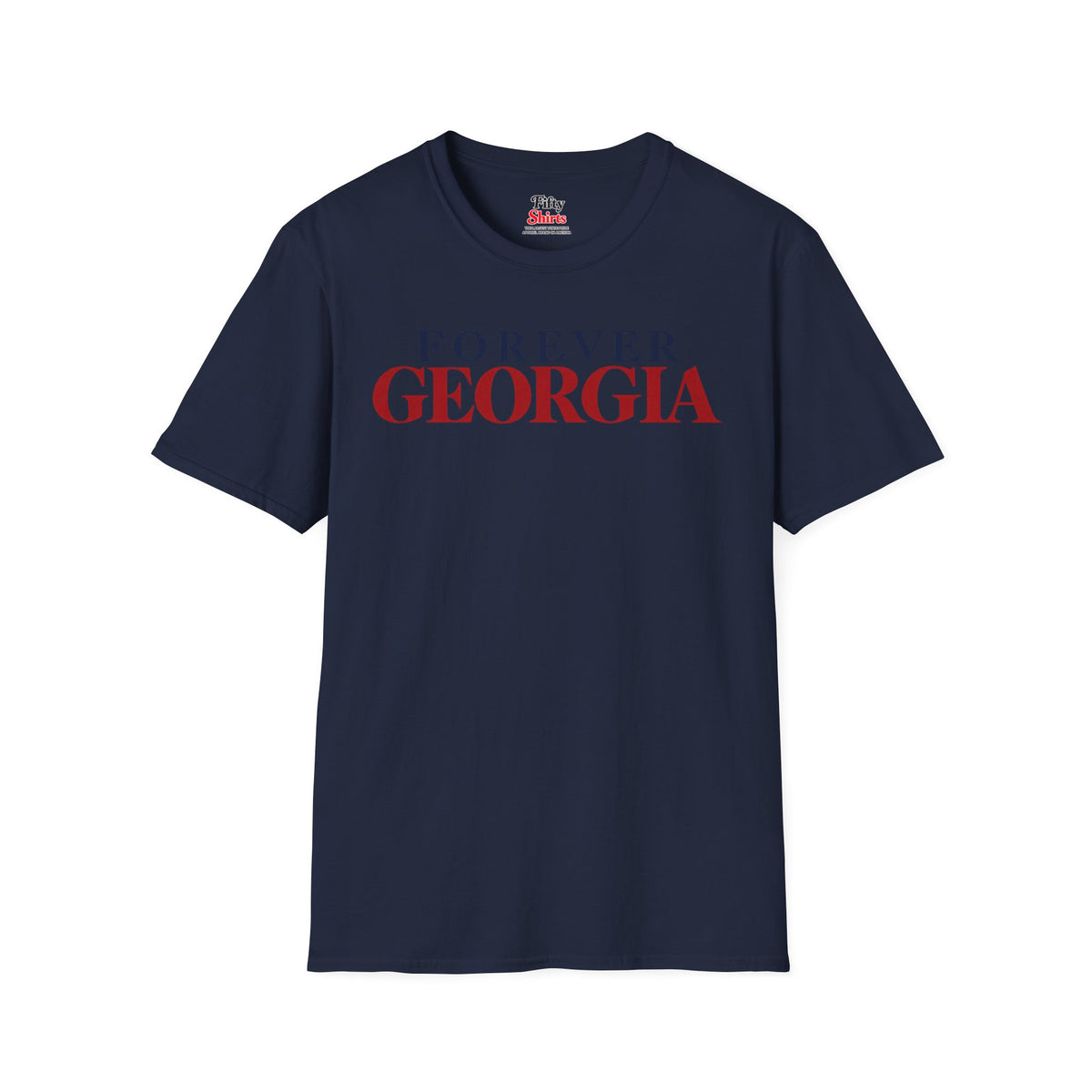 Forever Georgia Unisex Softstyle T Shirt State Name Graphic Tee