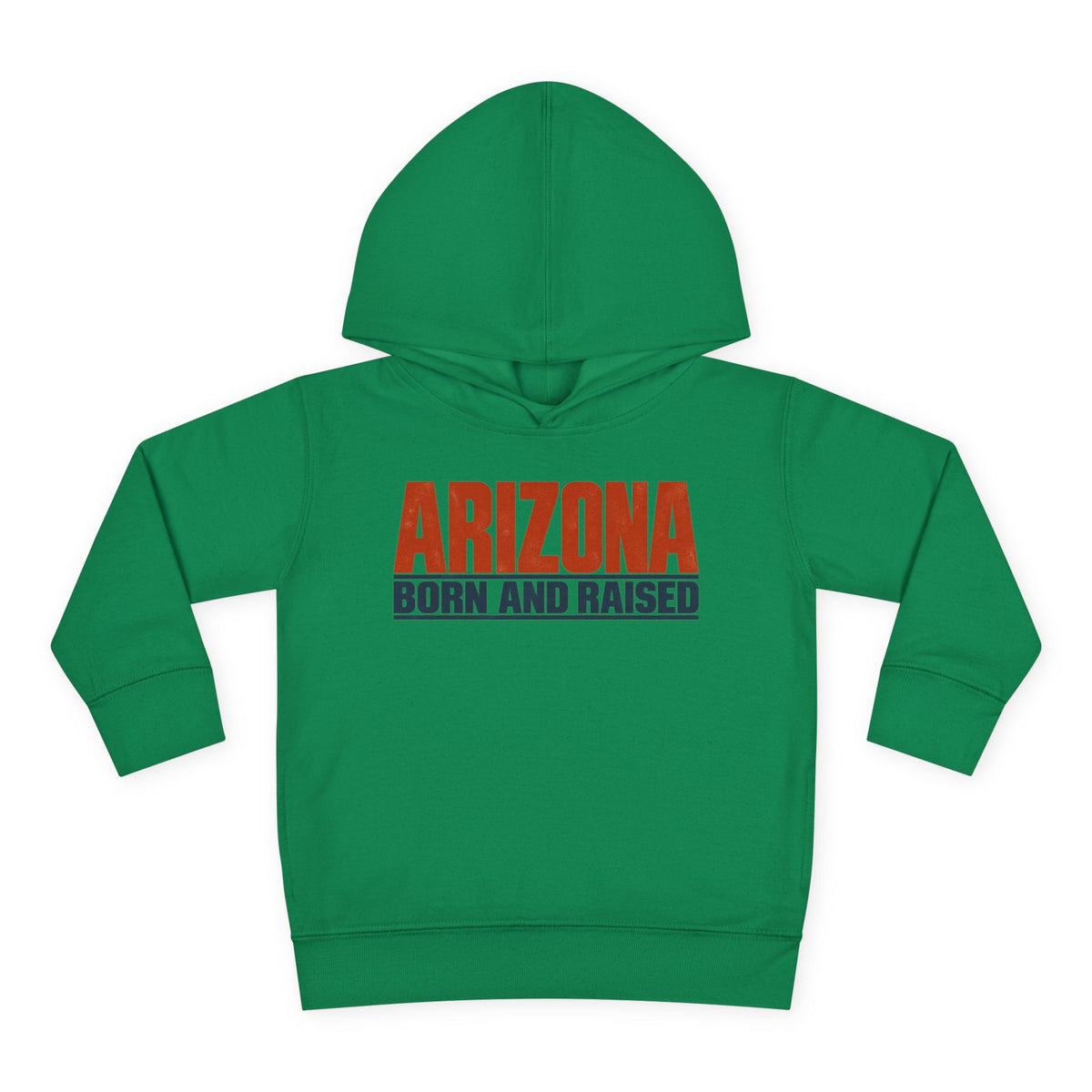 Arizona Born and Raised Modern Streetwear Unisex Toddler Pullover Fleece Hoodie