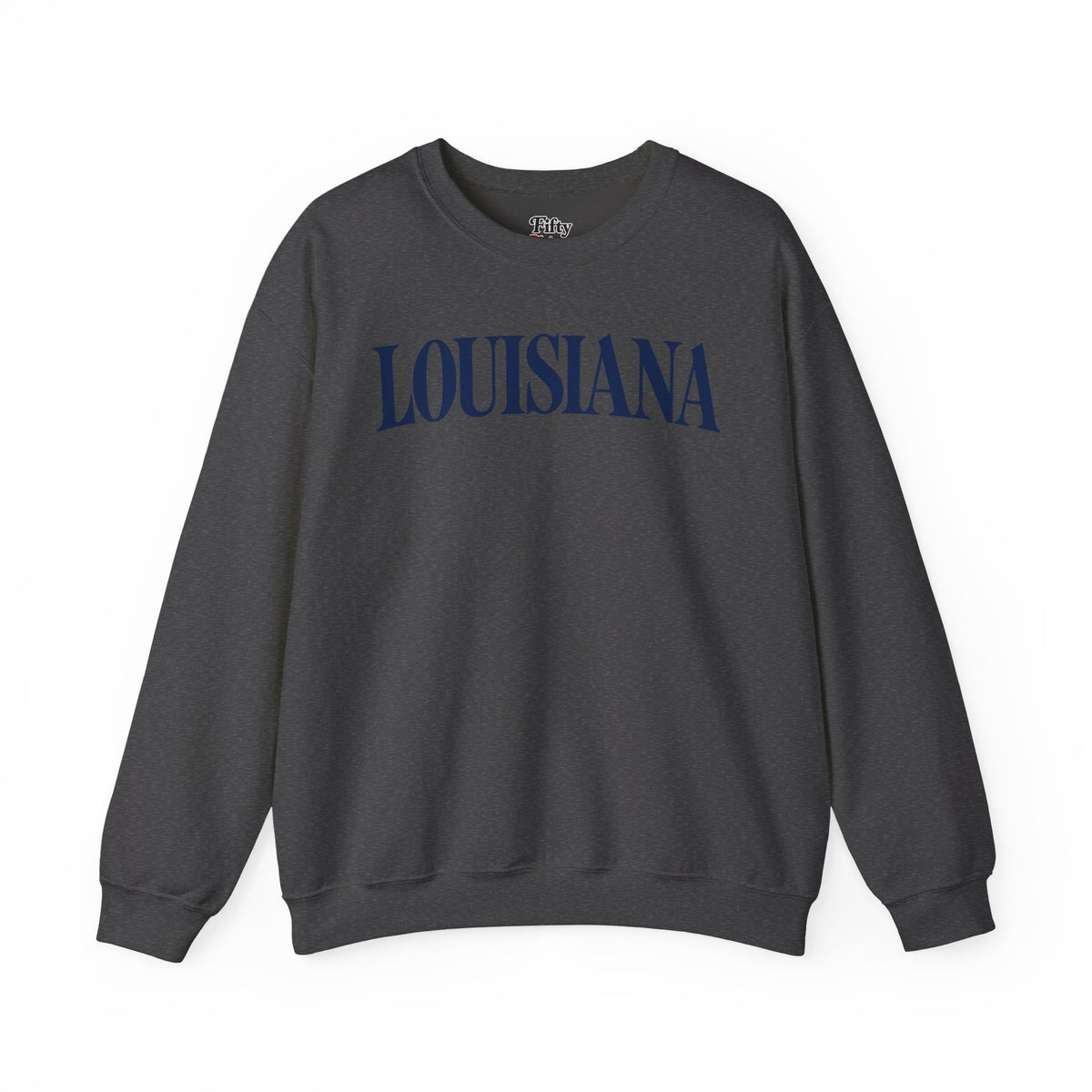 Louisiana Unisex Crewneck Sweatshirt State Name Graphic
