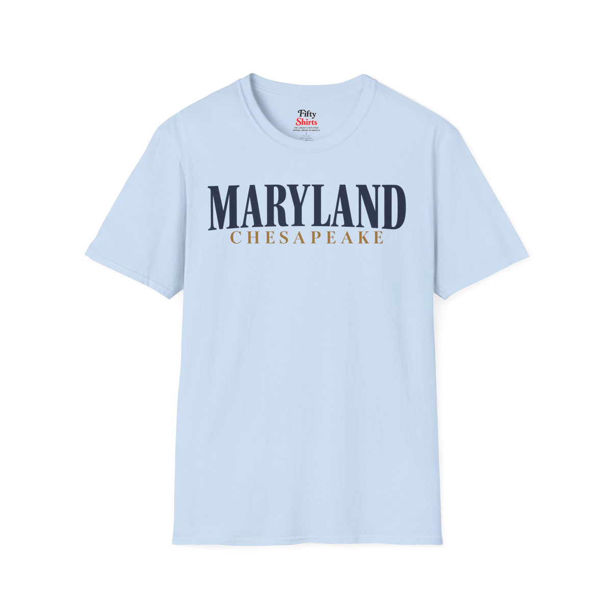 Maryland Chesapeake Unisex Softstyle T Shirt State Name Graphic Tee