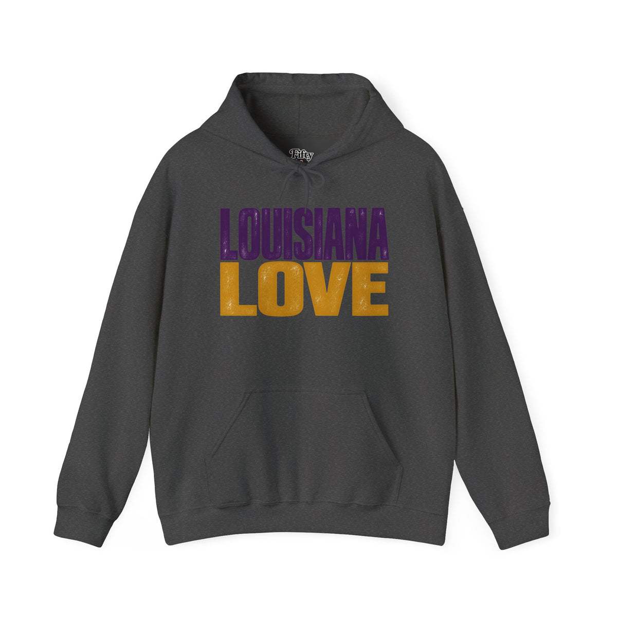 Louisiana Love Unisex Hoodie State Name Graphic