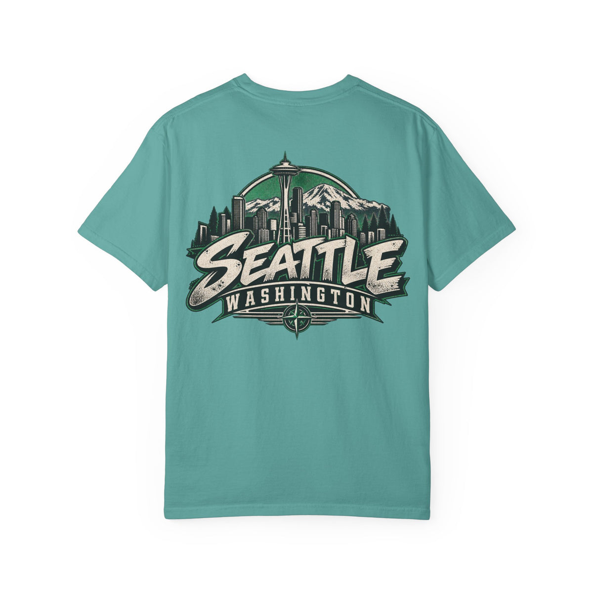 Seattle Washington Unisex Comfort Color 1717 Streetwear Graphic Tee