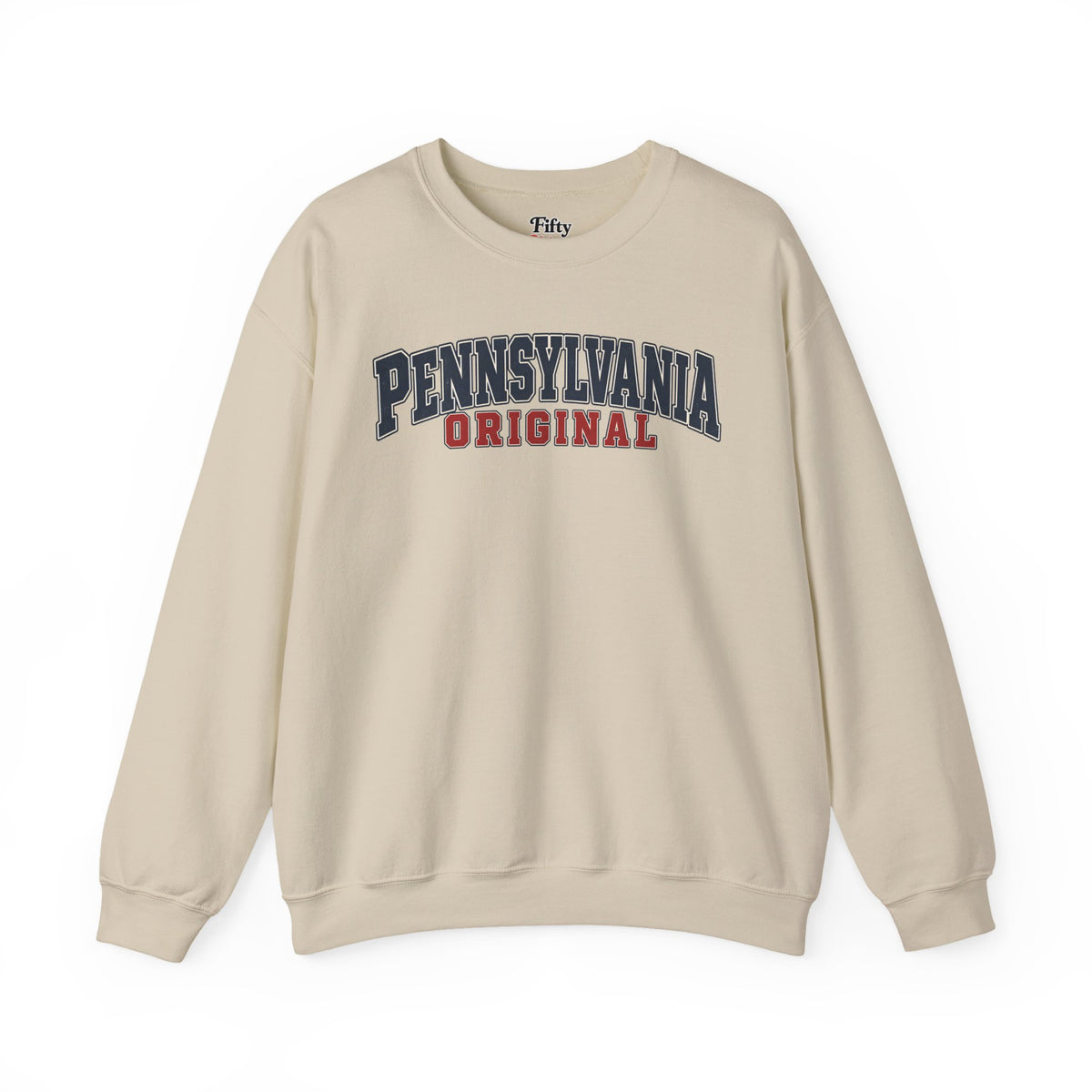 Pennsylvania Original Unisex Crewneck Sweatshirt State Name Graphic