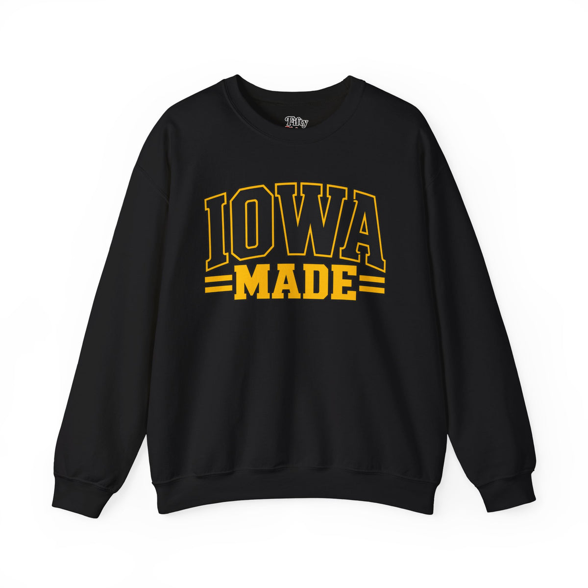 Iowa Made Unisex Crewneck Sweatshirt State Name Graphic
