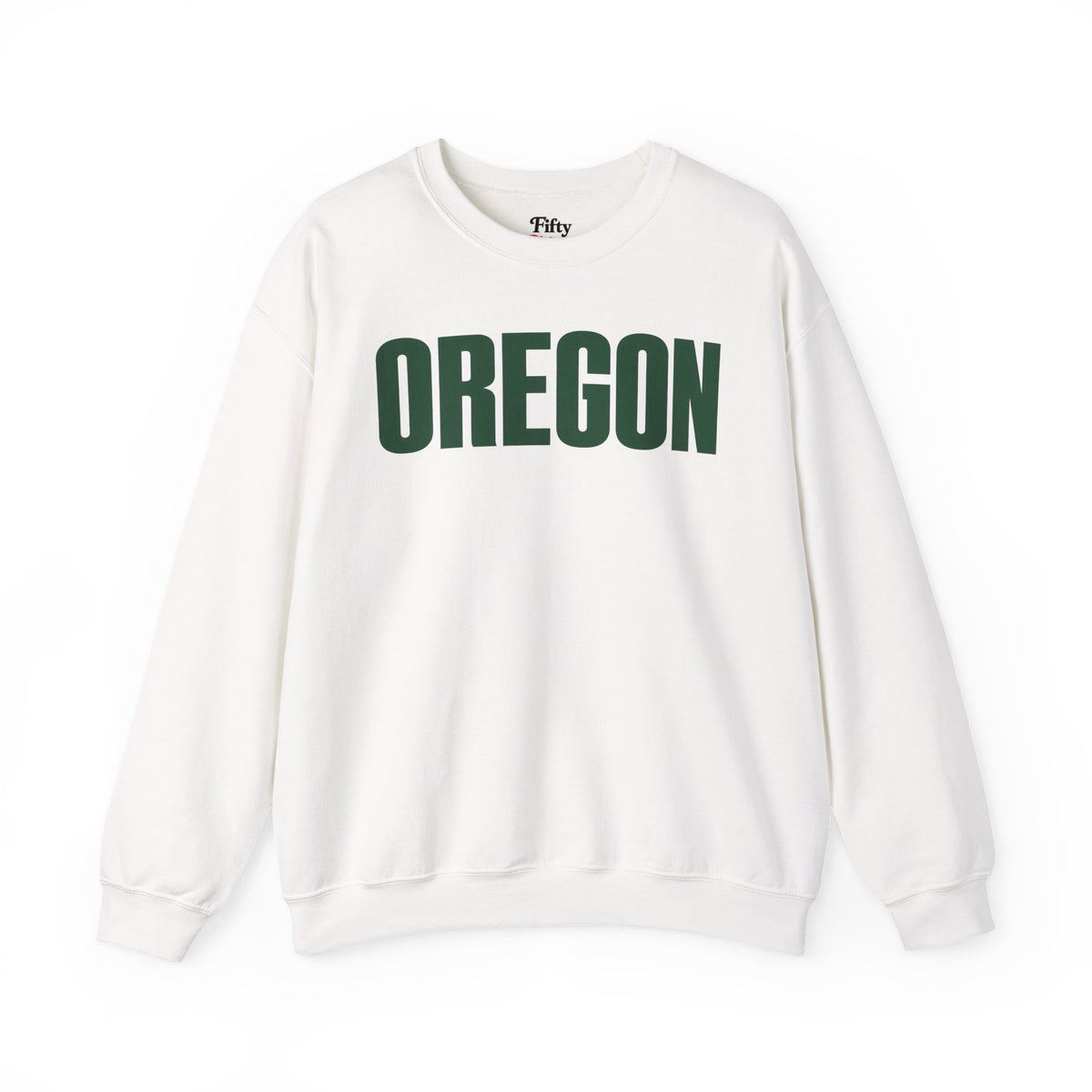 Oregon Unisex Crewneck Sweatshirt State Name Graphic