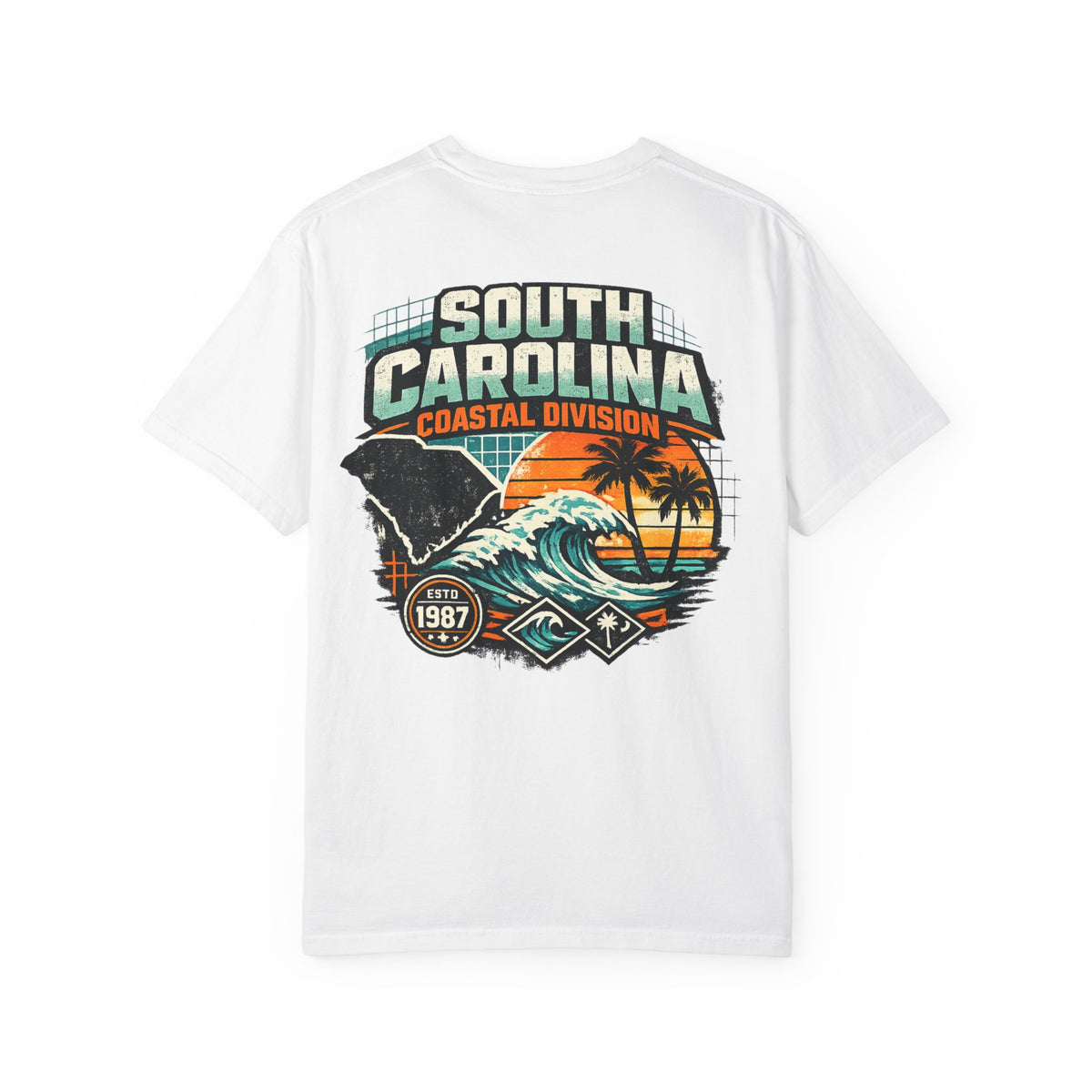 South Carolina Coastal Division Unisex Comfort Color 1717 Streetwear Graphic Tee