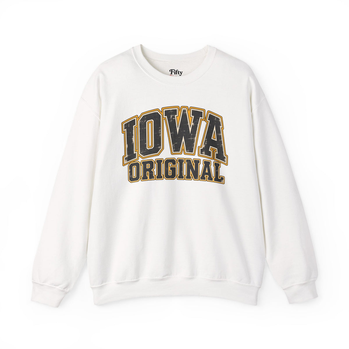 Iowa Original Unisex Crewneck Sweatshirt State Name Graphic
