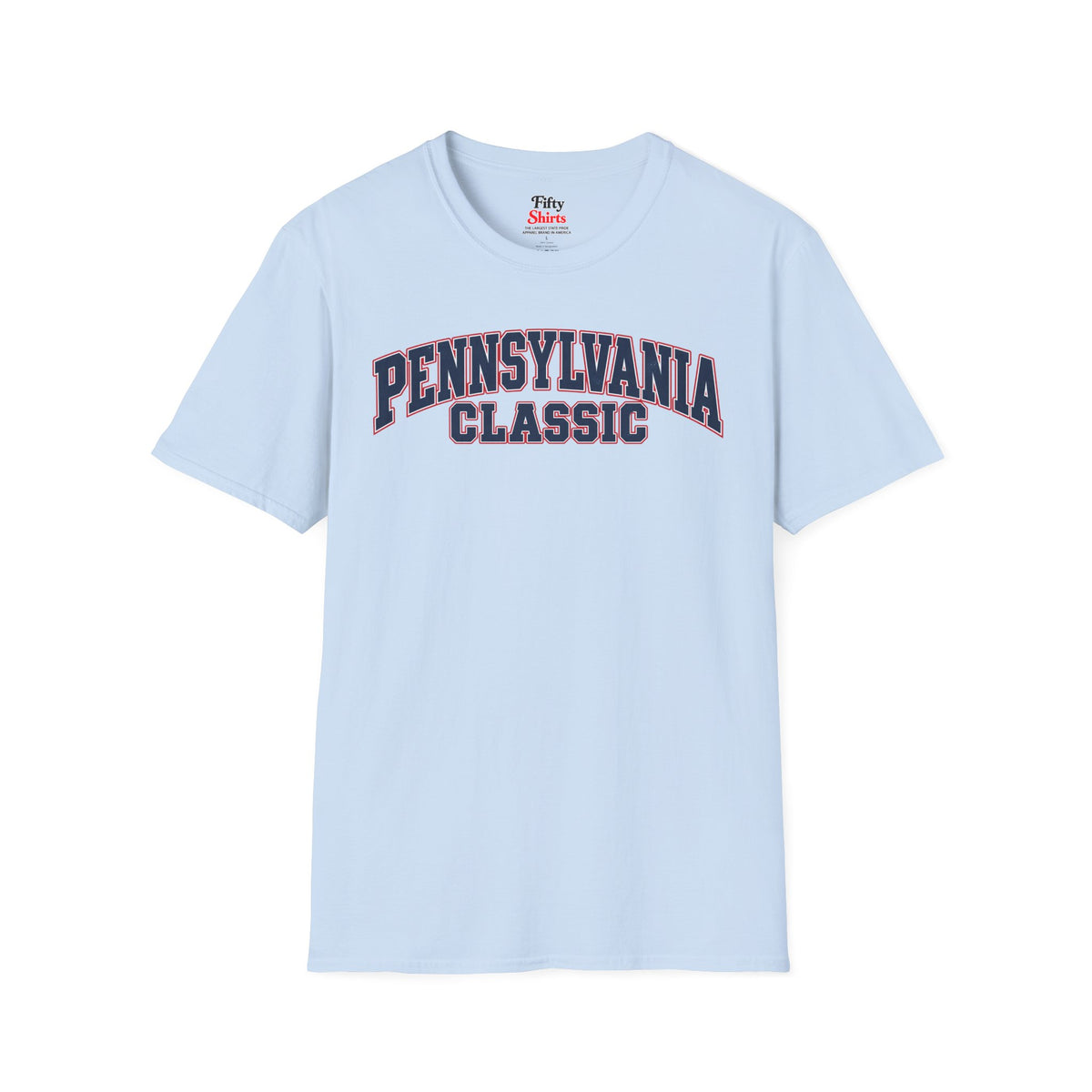 Pennsylvania Classic Unisex Softstyle T Shirt State Name Graphic Tee
