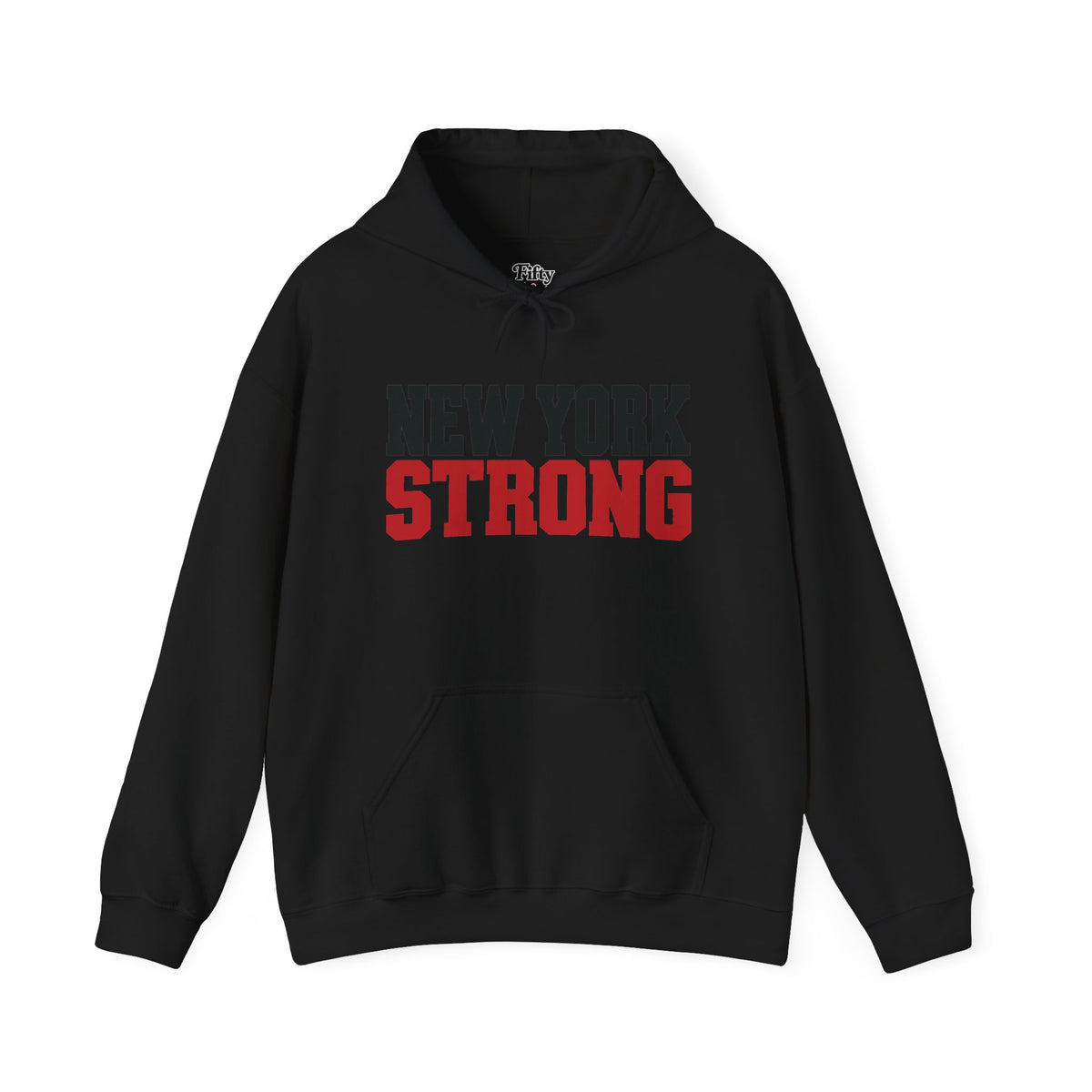 New York Strong Unisex Hoodie State Name Graphic