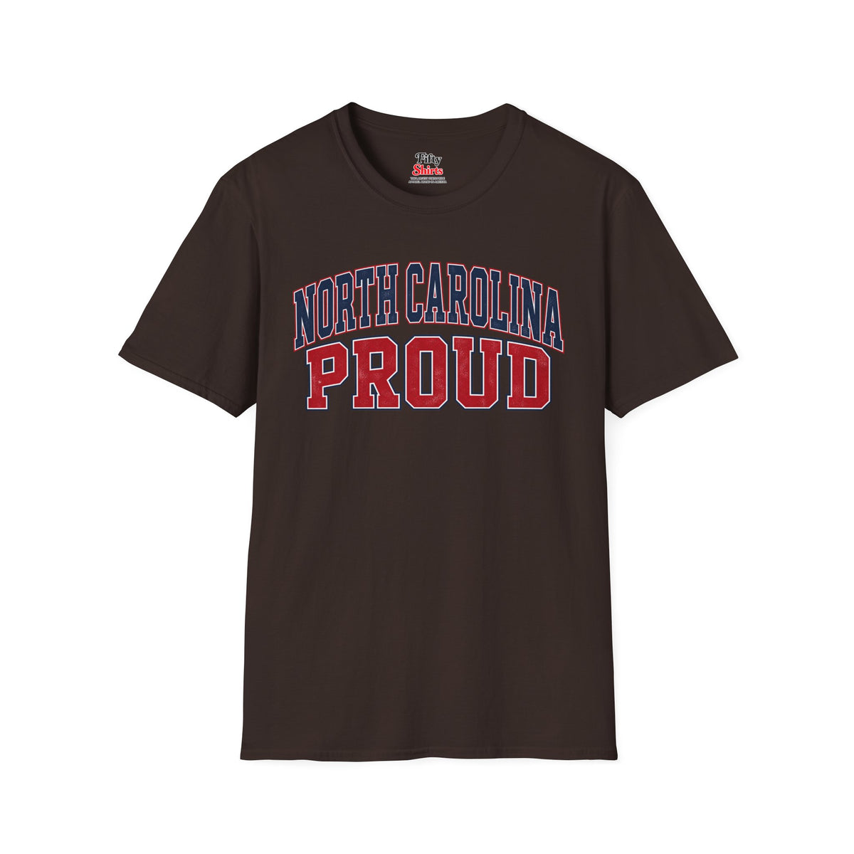 North Carolina Proud Unisex Softstyle T Shirt State Name Graphic Tee