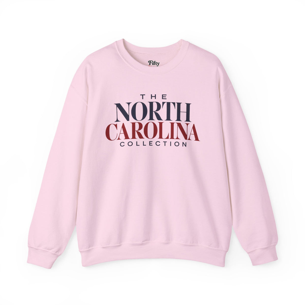 The North Carolina Collection Unisex Crewneck Sweatshirt State Name Graphic