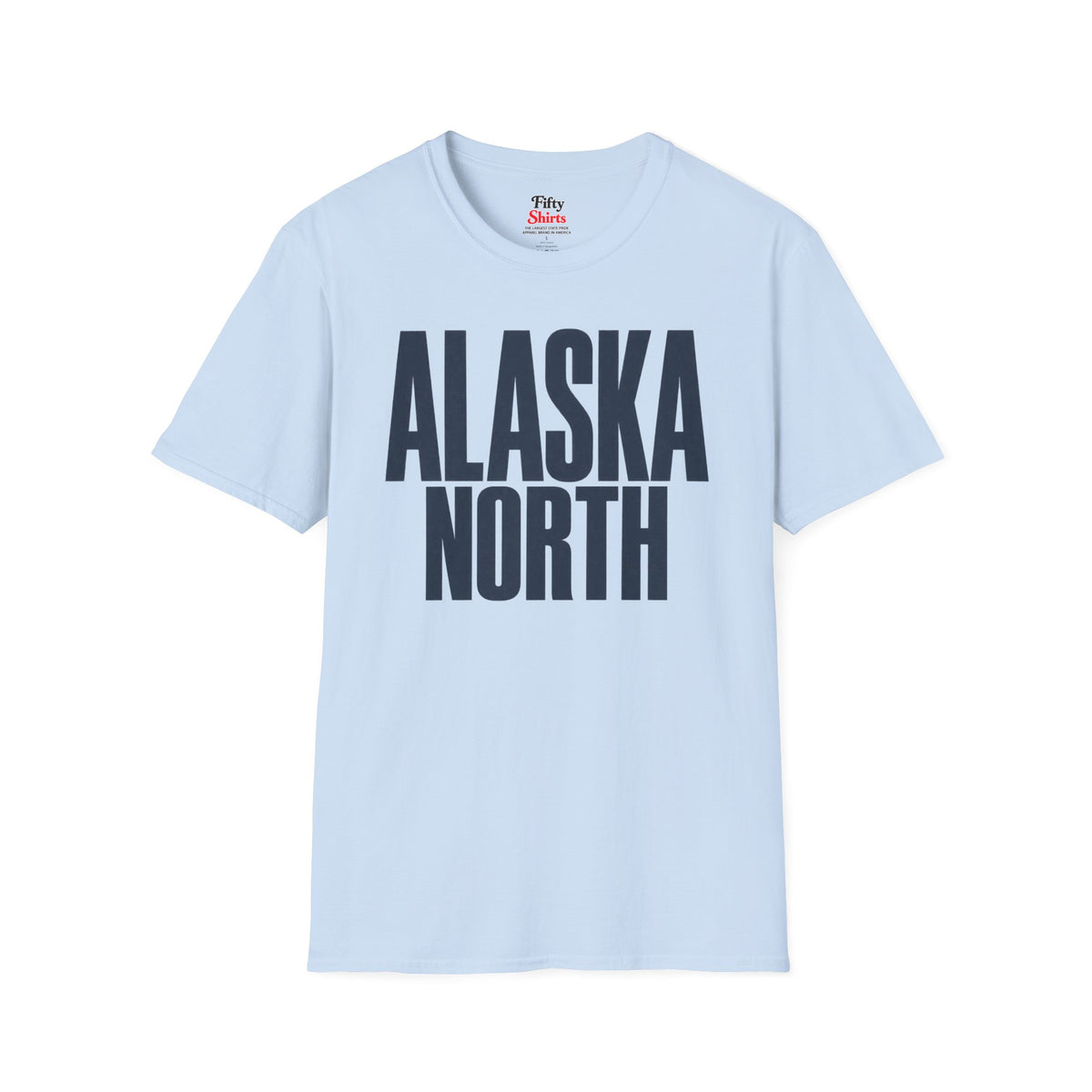 Alaska North Unisex Softstyle T Shirt State Name Graphic Tee