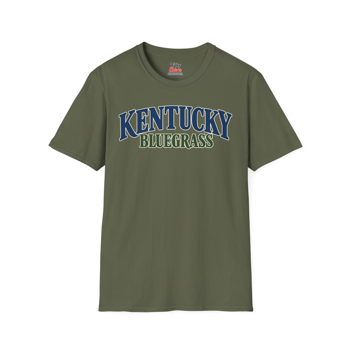 Kentucky Blue Grass Unisex Softstyle T Shirt State Name Graphic Tee