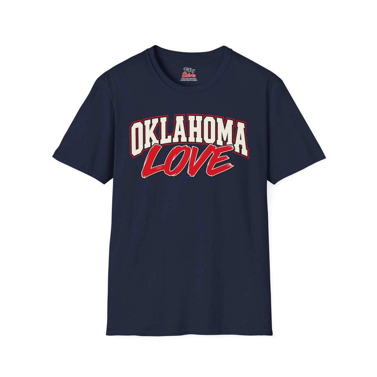 Oklahoma Love Unisex Softstyle T Shirt State Name Graphic Tee