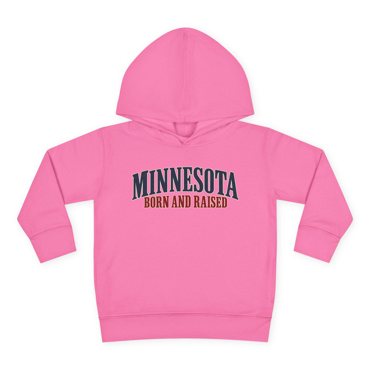 Minnesota Born and Raised Luxury Heritage Unisex Toddler Pullover Fleece Hoodie