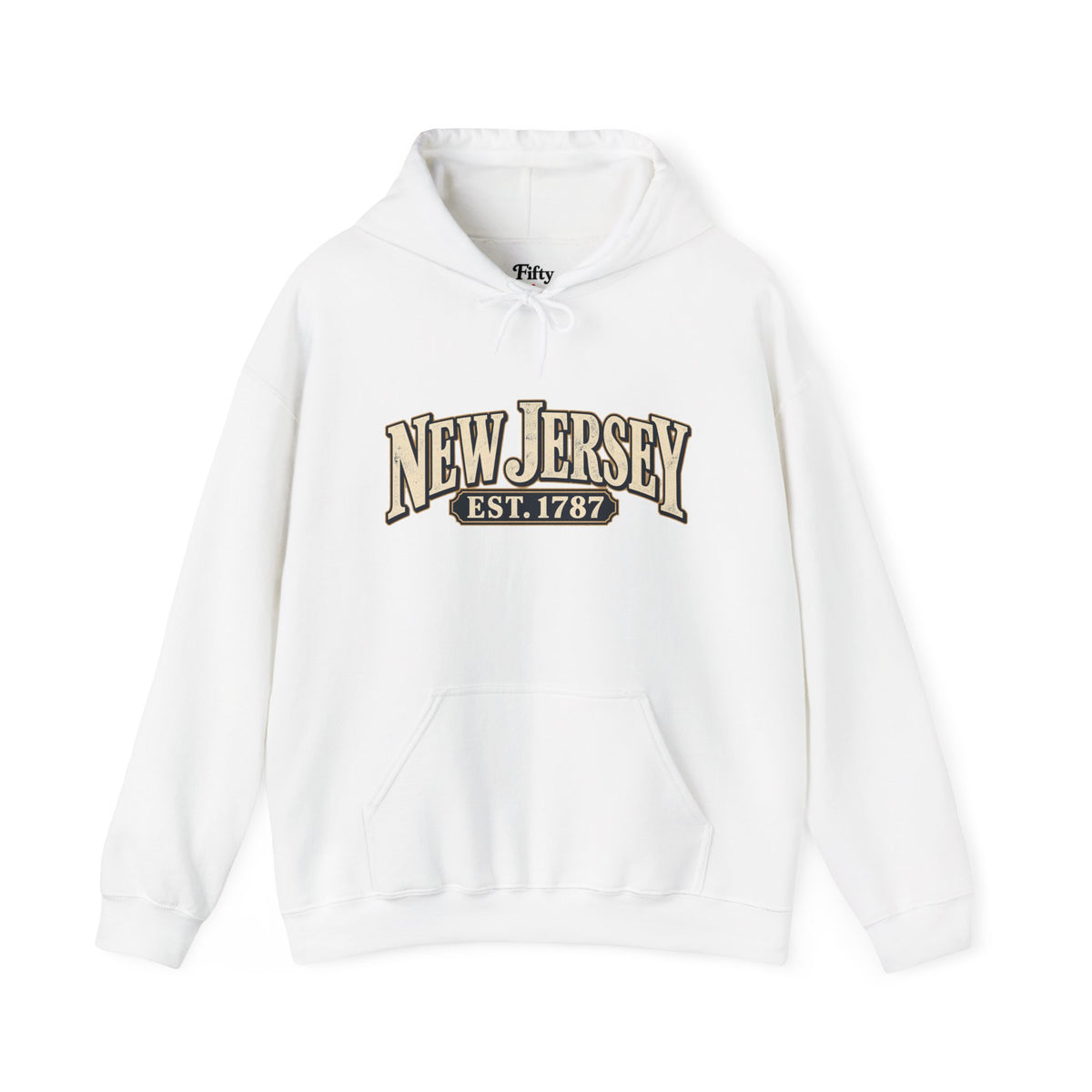 New Jersey Est 1787 Unisex Hoodie State Name Graphic