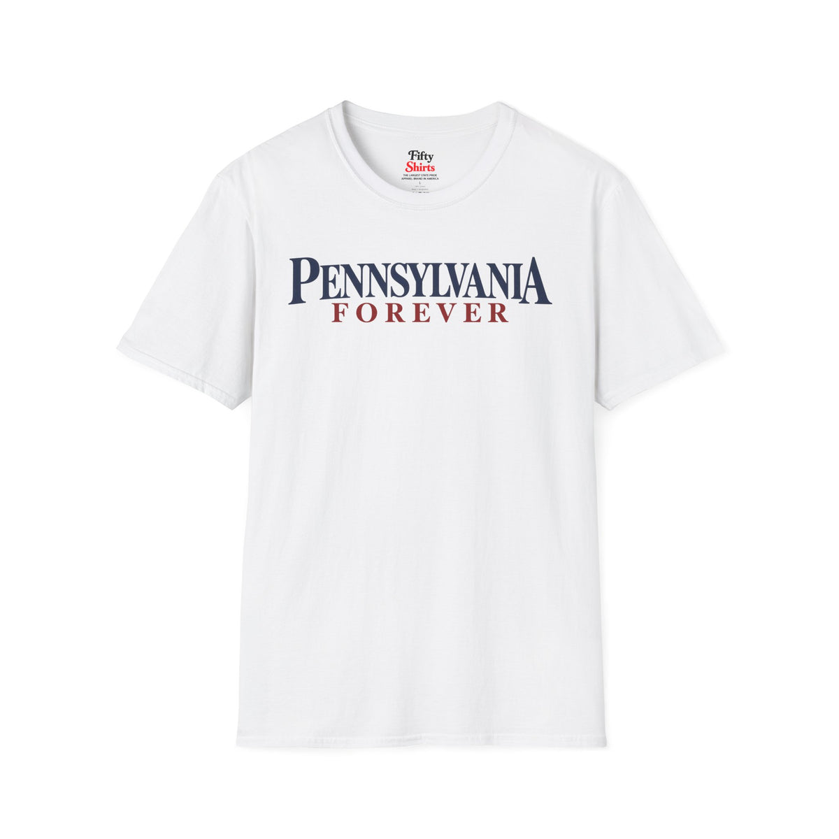 Pennsylvania Forever Unisex Softstyle T Shirt State Name Graphic Tee